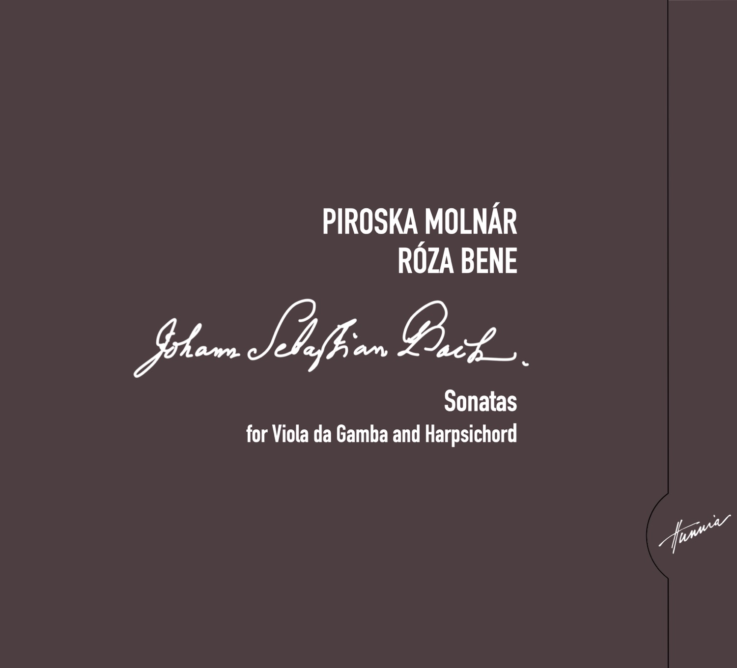 HRCD2514 Piroska Molnár, Róza Bene &ndash; J. S. Bach, Sonatas for Viola da Gamba and Harpsichord