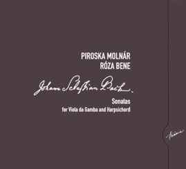 HRCD2514 Piroska Molnár, Róza Bene &ndash; J. S. Bach, Sonatas for Viola da Gamba and Harpsichord