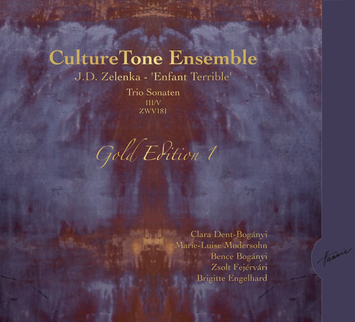 &lrm;HRCD2314 CultureTone Ensemble &ndash; J.D.Zelenka - Enfant Terrible, Trio Sonaten No. III/V